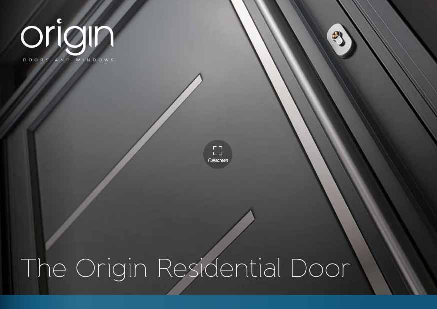 Origin door brochure